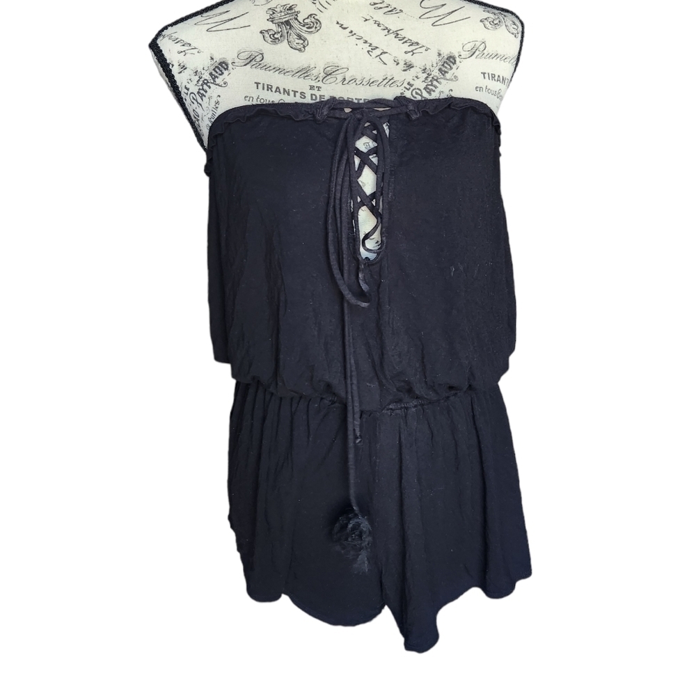 Swim cover up romper